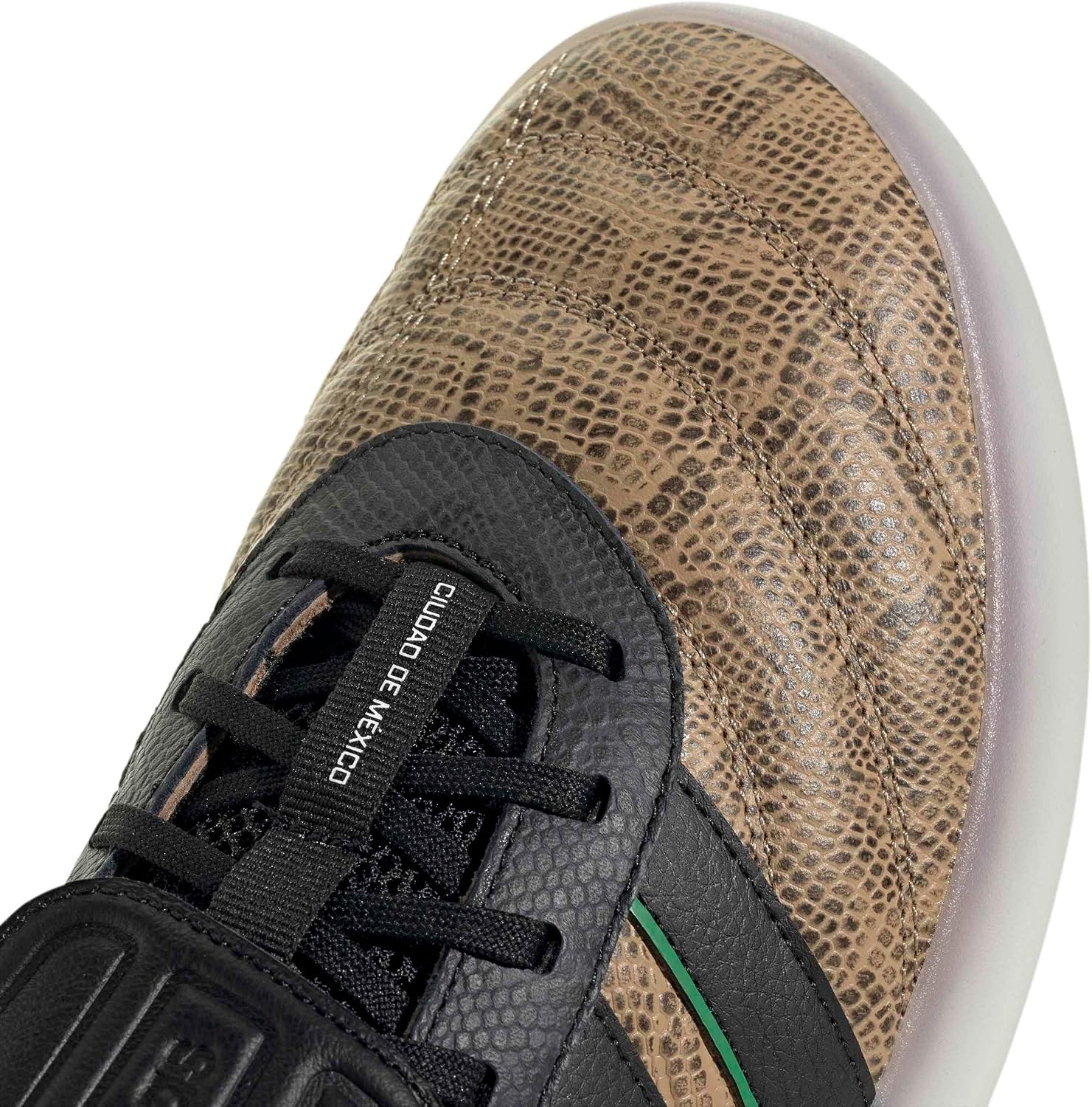 image:imageadidas Mens Barreda Mundial Lace Up Sneakers Shoes Casual RedWarm SandstoneBlackGreen
