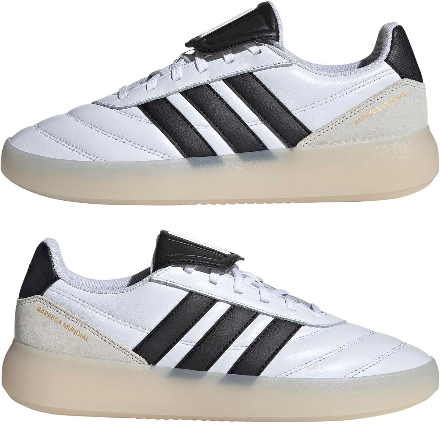 image:imageadidas Mens Barreda Mundial Lace Up Sneakers Shoes Casual RedWhiteBlackAlumina