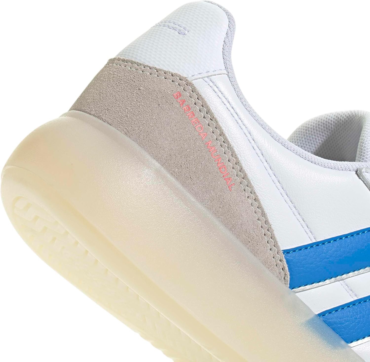 image:imageadidas Mens Barreda Mundial Lace Up Sneakers Shoes Casual RedWhiteWhite