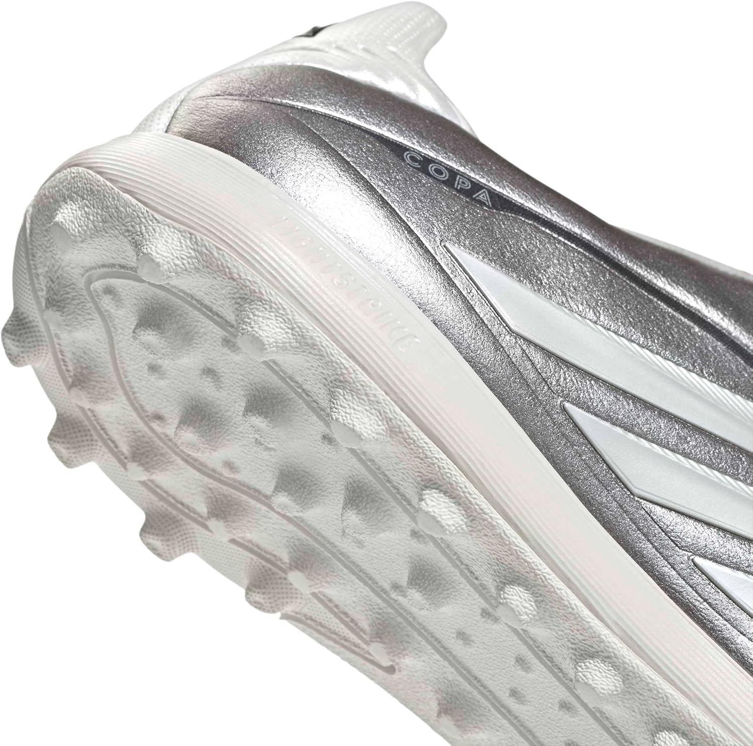 image:imageadidas Mens Copa Pure Iv League Turf Soccer Cleats SilverTaupe MetallicZero MetallicNight Metallic