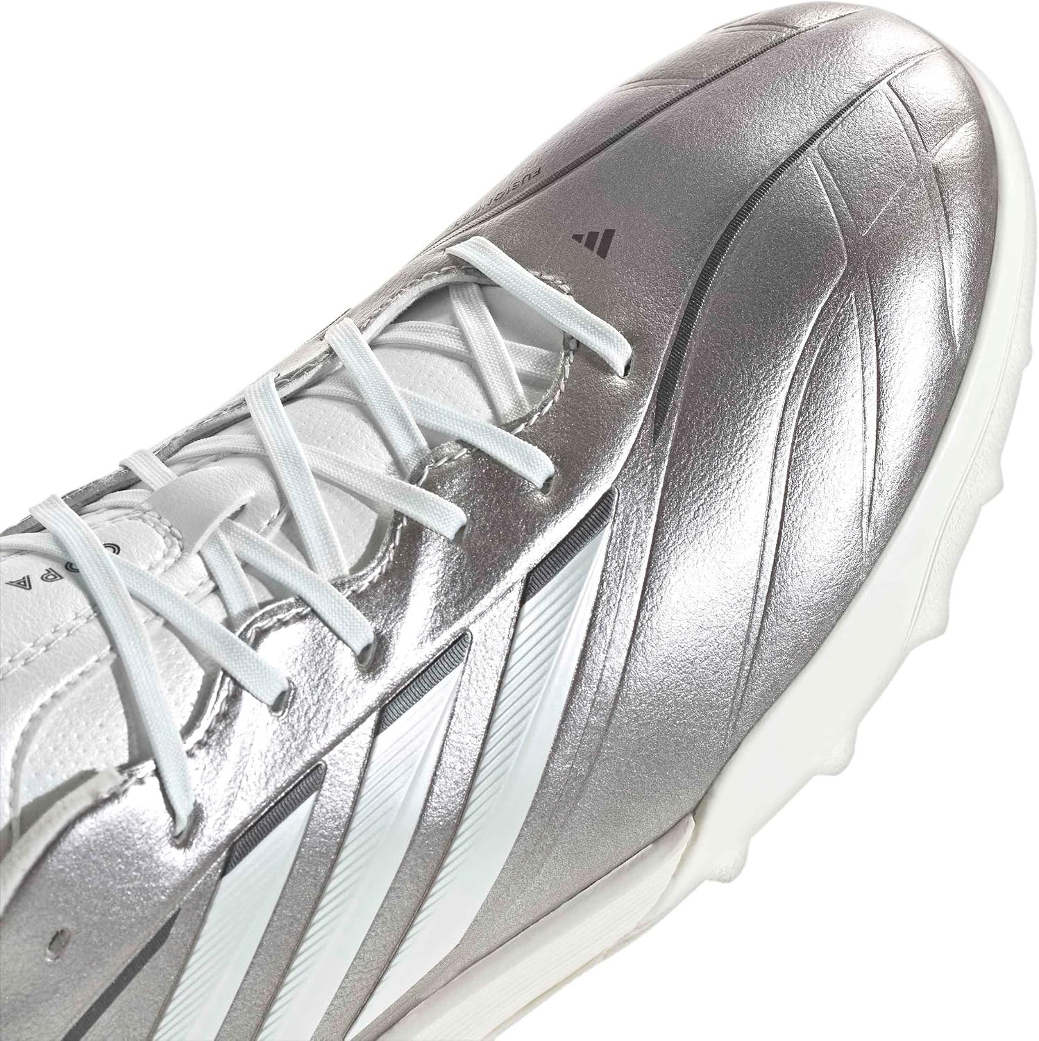 image:imageadidas Mens Copa Pure Iv League Turf Soccer Cleats SilverTaupe MetallicZero MetallicNight Metallic