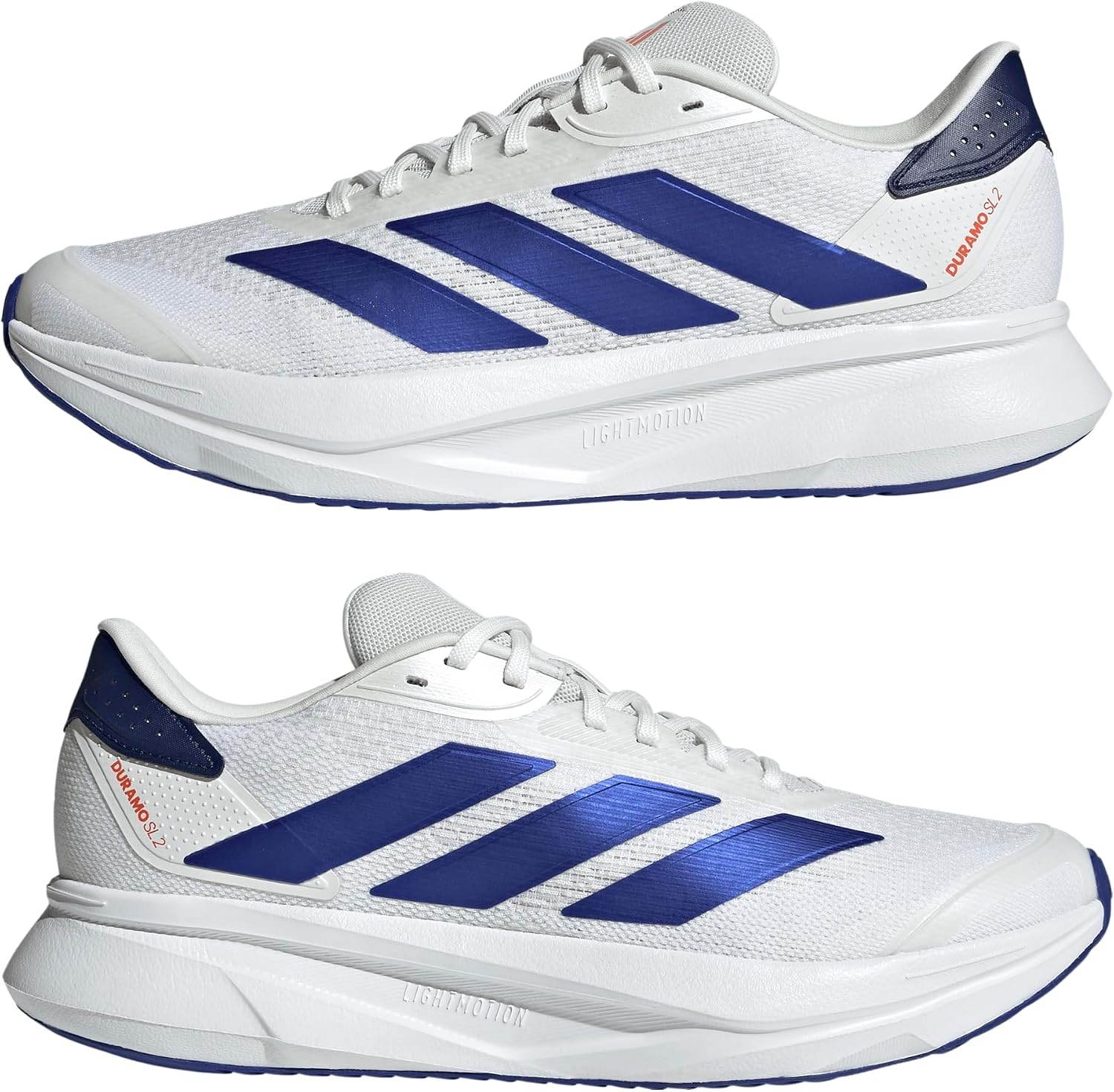 image:imageadidas Mens Duramo Sl 2 Running ShoeWhiteLucid BlueDark Blue