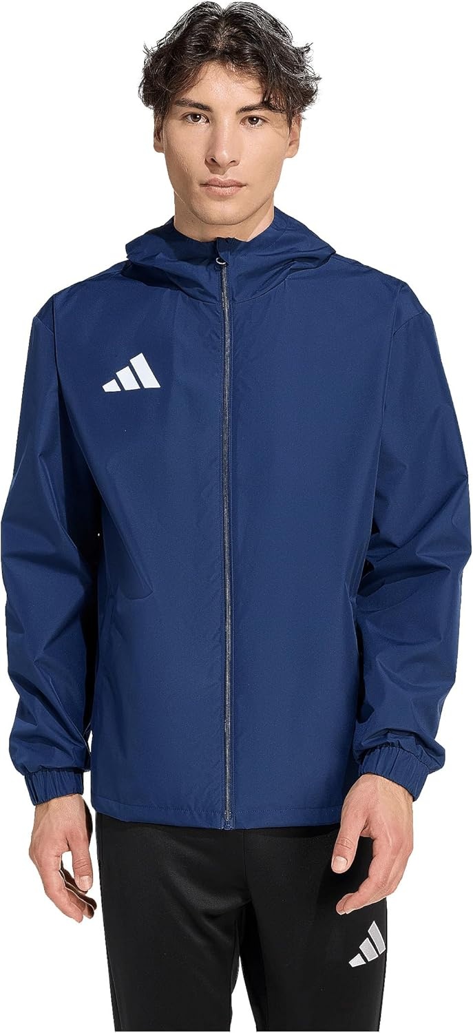 image:imageadidas Mens Entrada 26 All Weather JacketTeam Navy BlueWhite