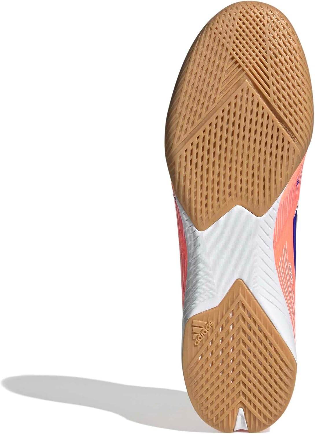 image:imageadidas Mens F50 League Indoor Soccer ShoesBeam OrangeLucid BlueWhite
