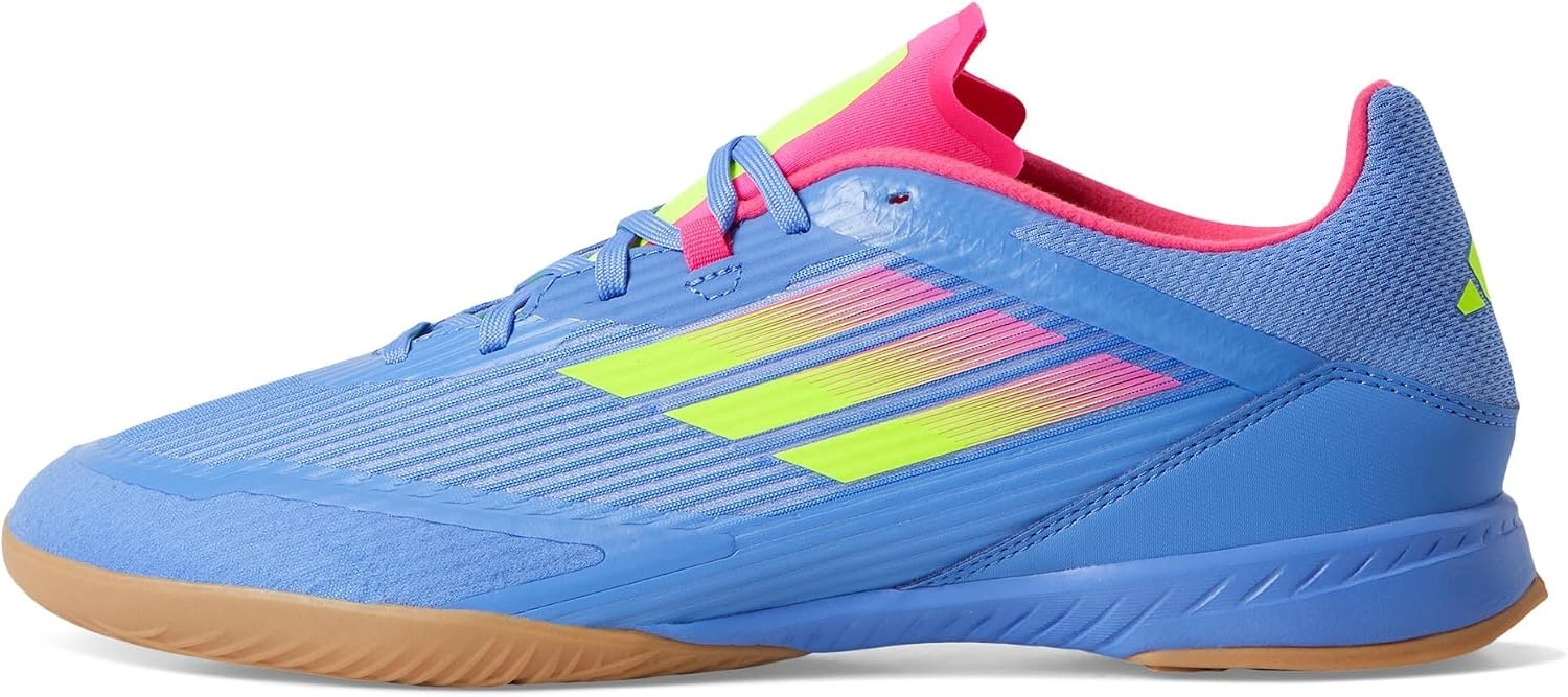 image:imageadidas Mens F50 League Indoor Soccer ShoesBlue FusionLucid LemonLucid Pink