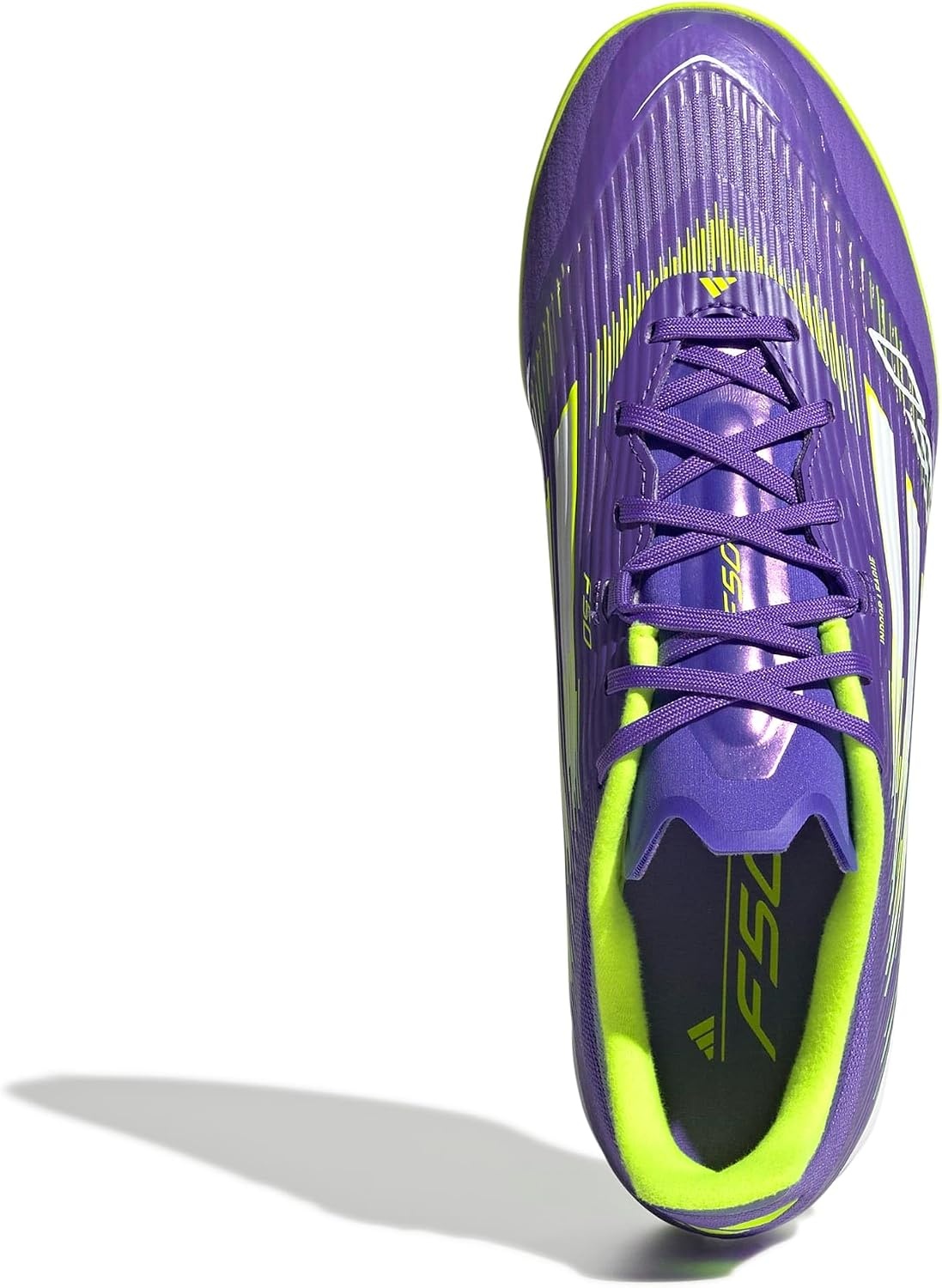 image:imageadidas Mens F50 League Indoor Soccer ShoesPurple RushWhiteLucid Lemon