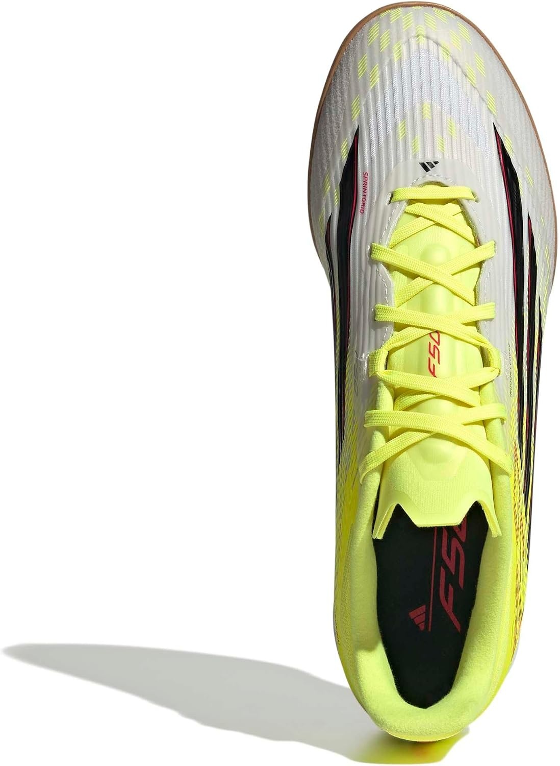 image:imageadidas Mens F50 League Indoor Soccer ShoesTeam Solar YellowBlackLucid Red