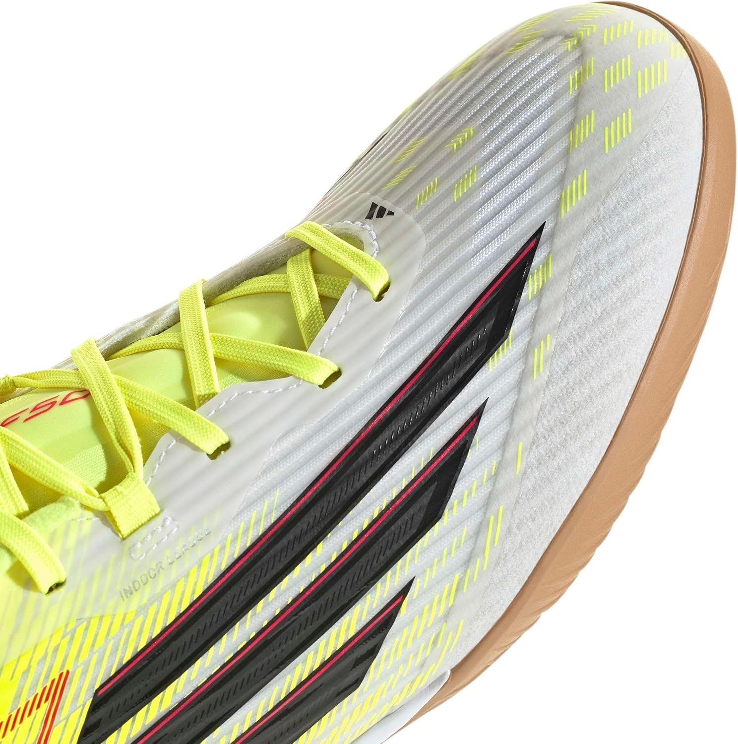image:imageadidas Mens F50 League Indoor Soccer ShoesTeam Solar YellowBlackLucid Red