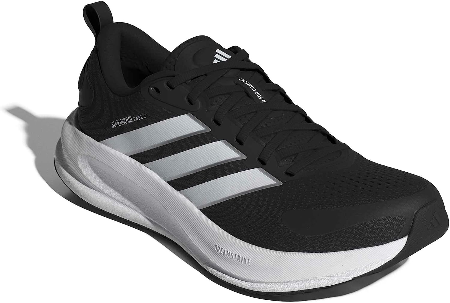 image:imageadidas Mens Supernova Ease 2 Running Sneakers Shoes WhiteBlackWhiteCarbon