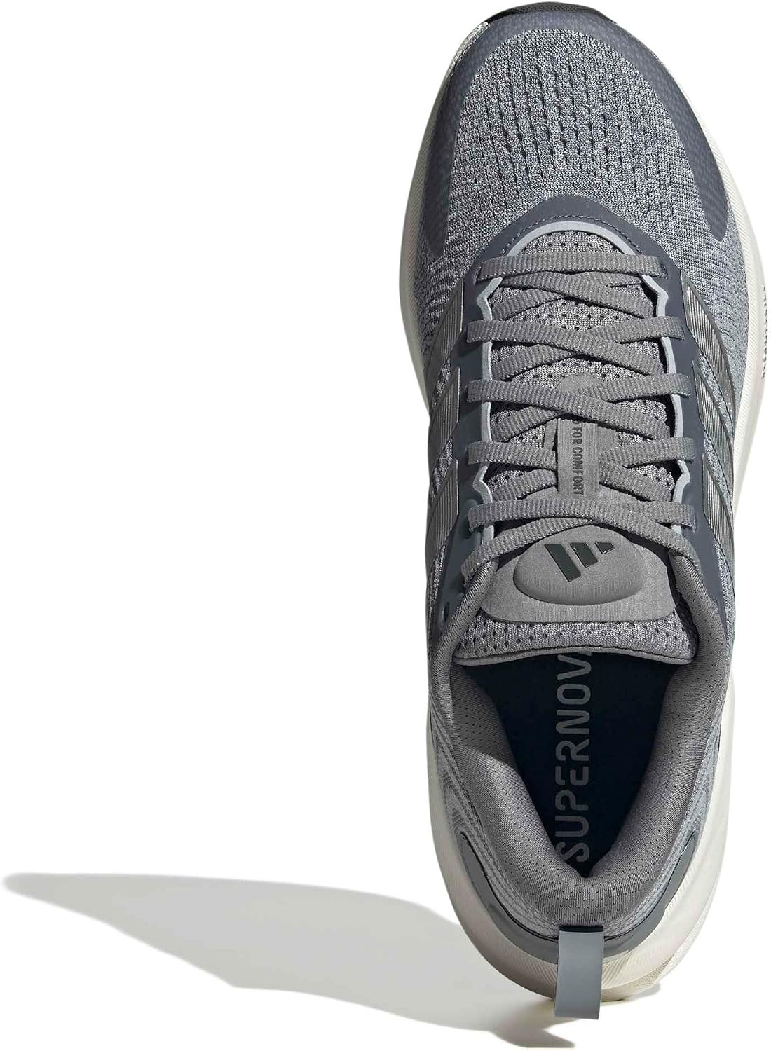 image:imageadidas Mens Supernova Ease 2 Running Sneakers Shoes WhiteGreyMatte SilverGrey