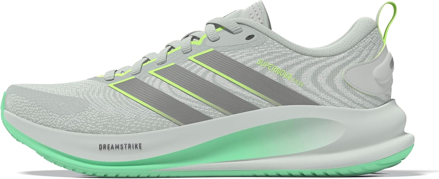 image:imageadidas Mens Supernova Ease 2 Running Sneakers Shoes WhiteLinen GreenMatte SilverYellow