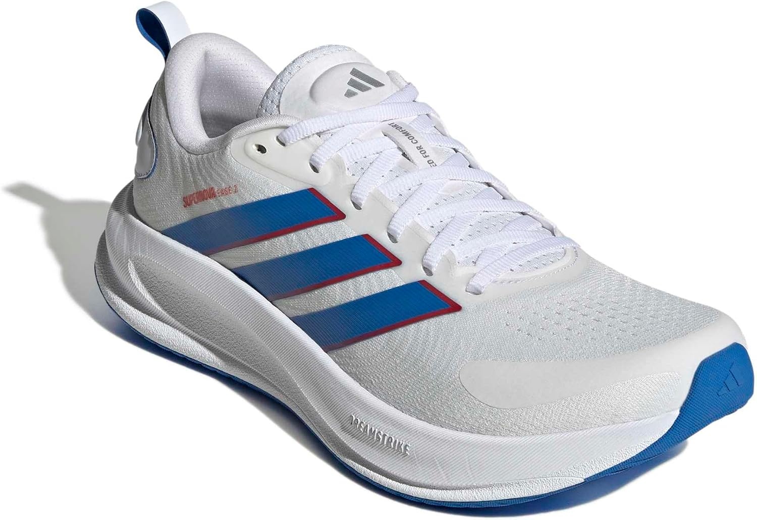 image:imageadidas Mens Supernova Ease 2 Running Sneakers Shoes WhiteWhiteBright RoyalPure Ruby