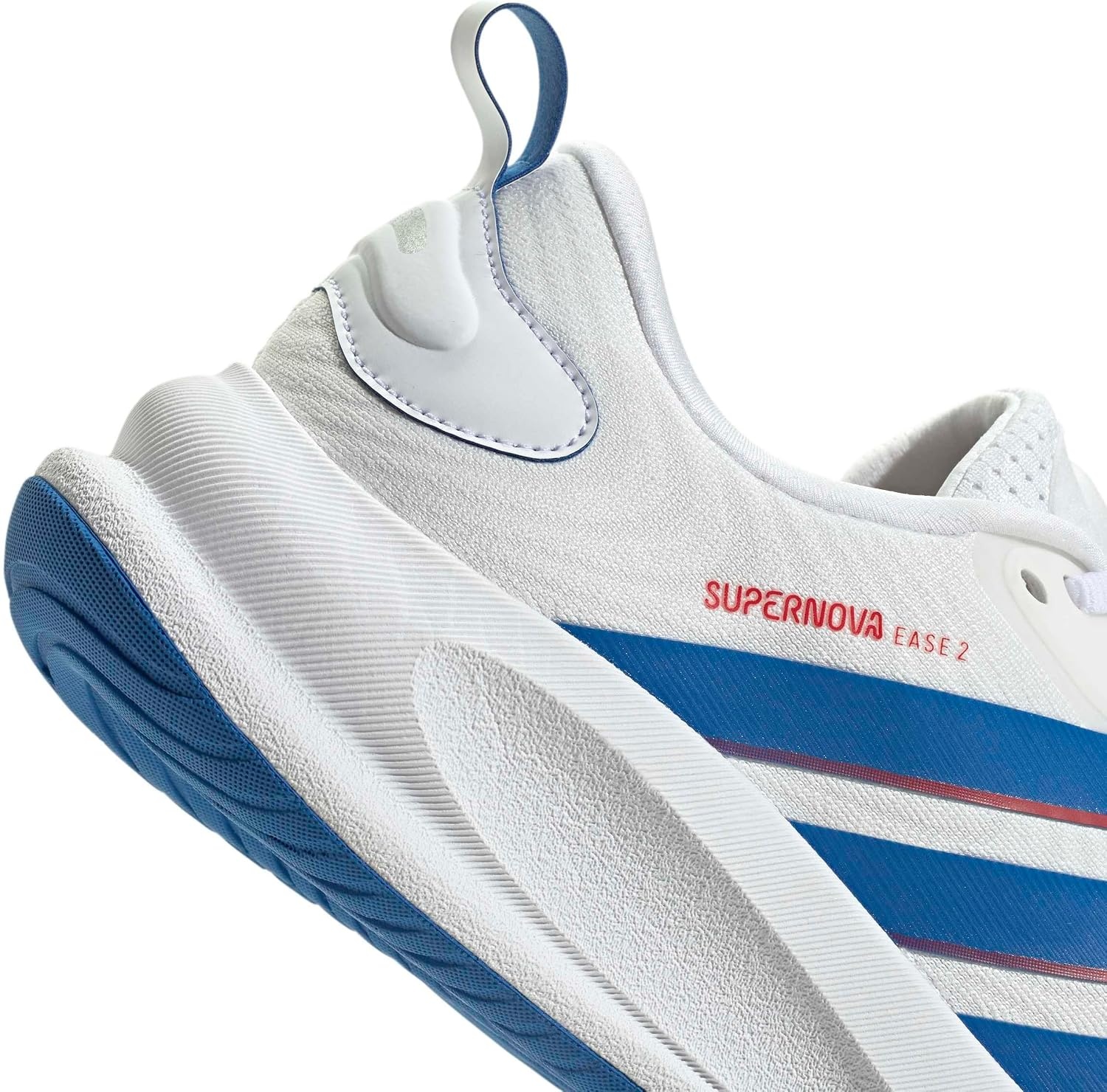 image:imageadidas Mens Supernova Ease 2 Running Sneakers Shoes WhiteWhiteBright RoyalPure Ruby