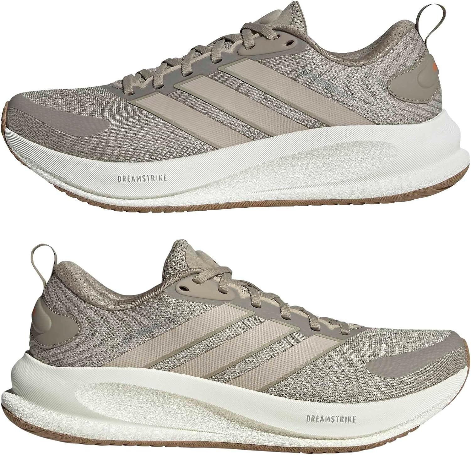 image:imageadidas Mens Supernova Ease 2 Running Sneakers Shoes WhiteWonder CargoWonder BeigeDusky Orange