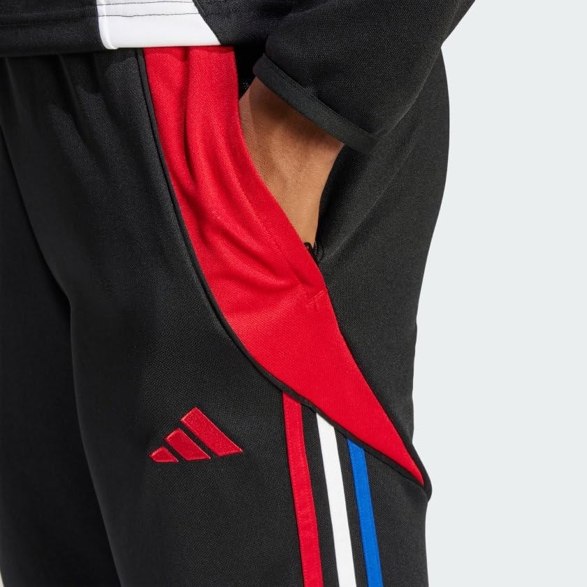 image:imageadidas Mens Tiro 24 Soccer Tracksuit PantsBlack Team Power Red 2 White Royal