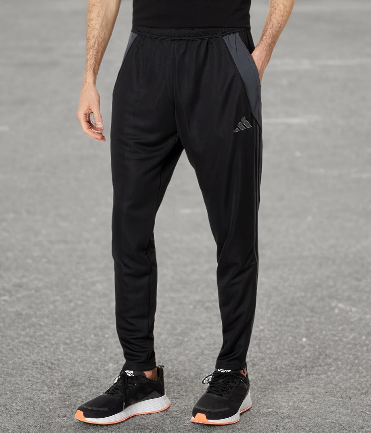 image:imageadidas Mens Tiro 24 Soccer Tracksuit PantsBlackSolid Grey