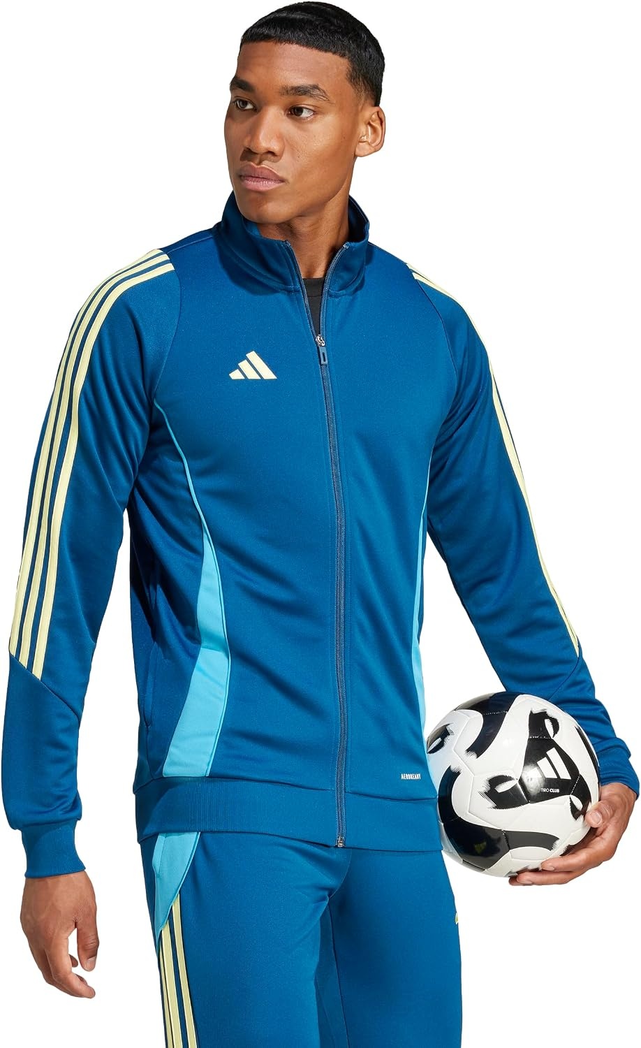 image:imageadidas Mens Tiro 24 Soccer Tracksuit PantsLegend MarinePearl Citrine