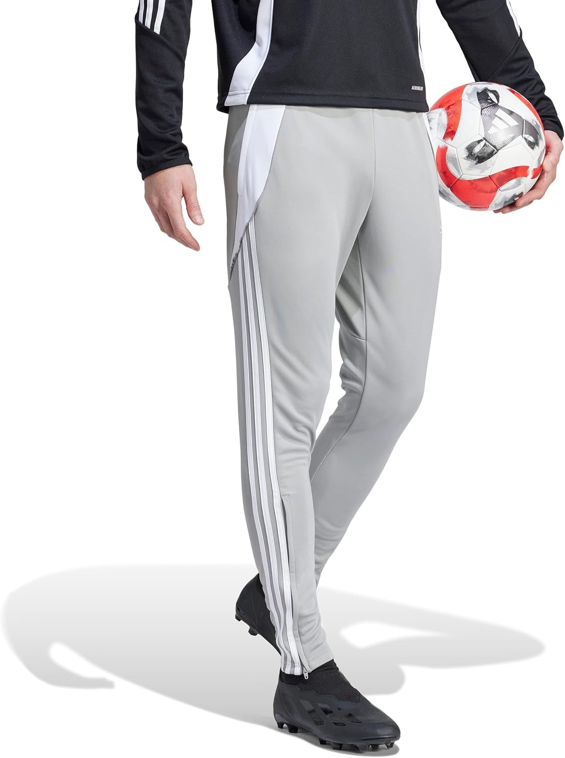 image:imageadidas Mens Tiro 24 Soccer Tracksuit PantsTeam Mid GreyWhite