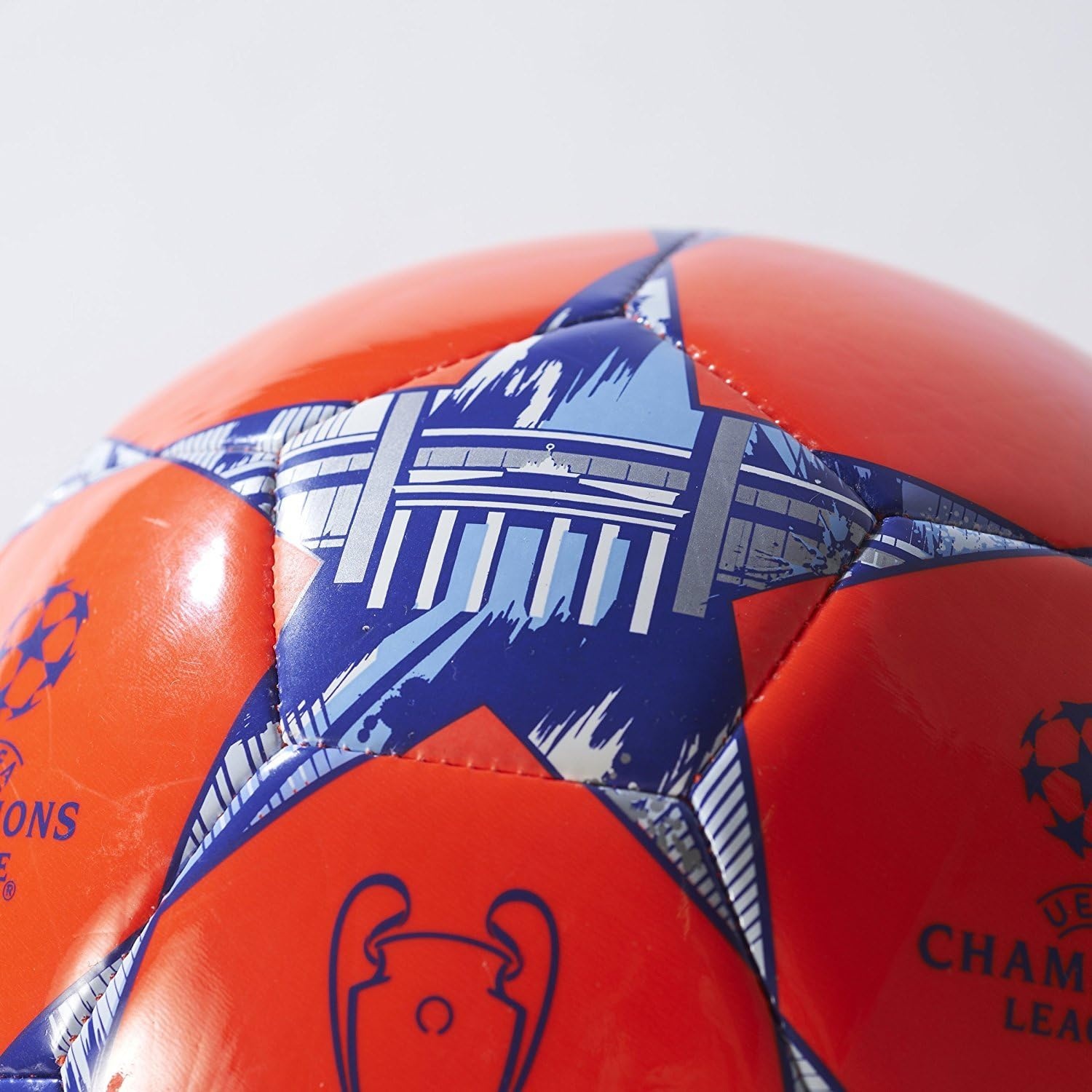 image:imageadidas Performance Finale Berlin Capitano Soccer Ball2015 Solar RedNight Flash PurpleWhite