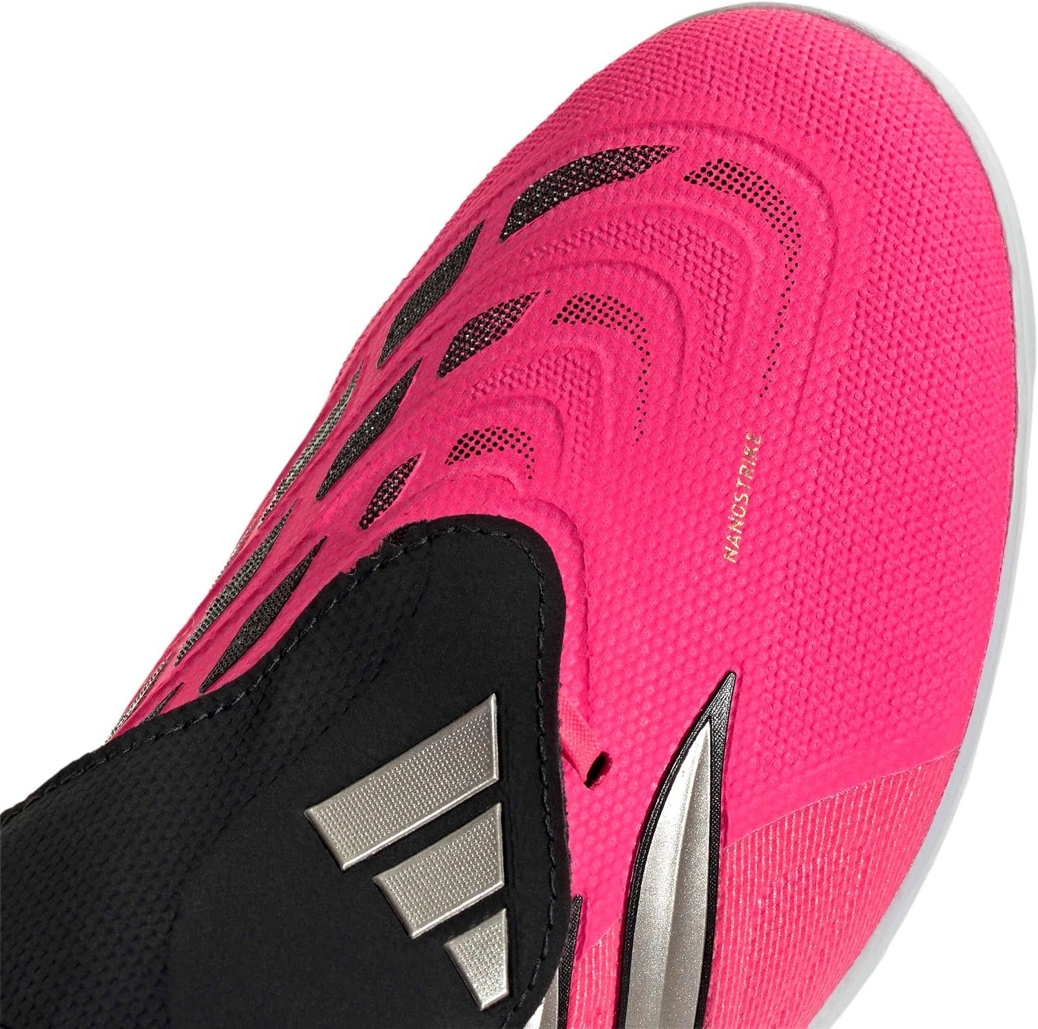 image:imageadidas Predator League FoldOver Tongue Turf Soccer CleatsSolar TurboThermal ChromeBlack