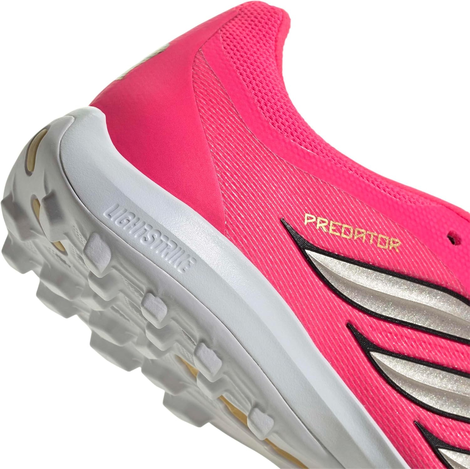 image:imageadidas Predator League FoldOver Tongue Turf Soccer CleatsSolar TurboThermal ChromeBlack