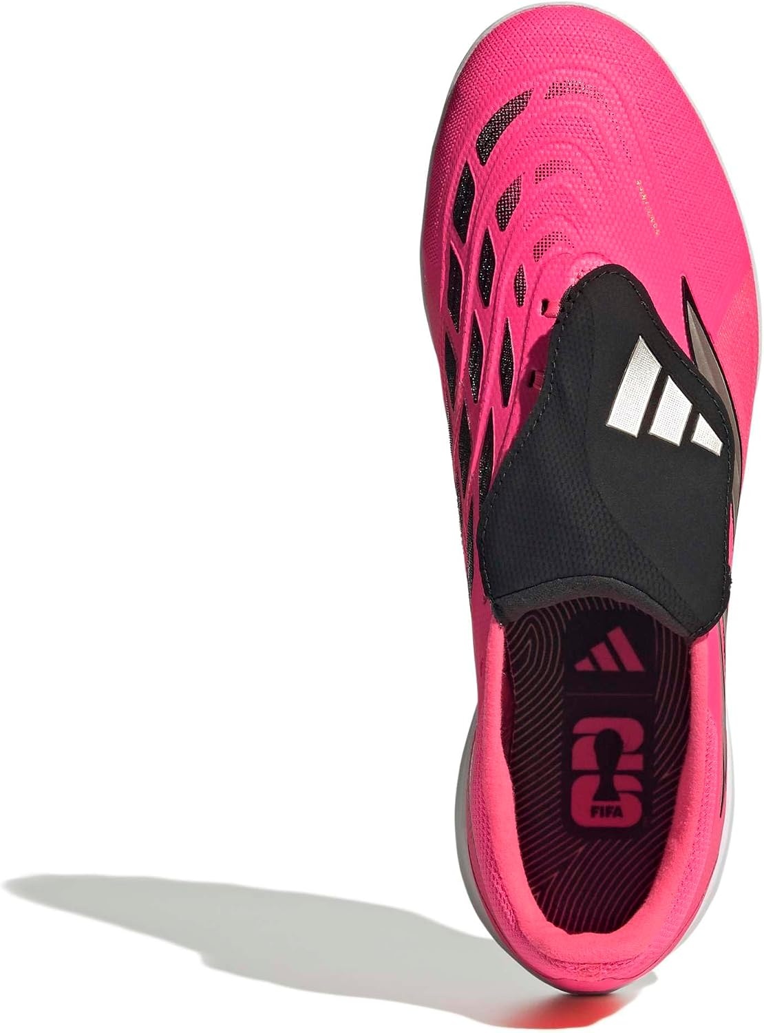 image:imageadidas Predator League FoldOver Tongue Turf Soccer CleatsSolar TurboThermal ChromeBlack