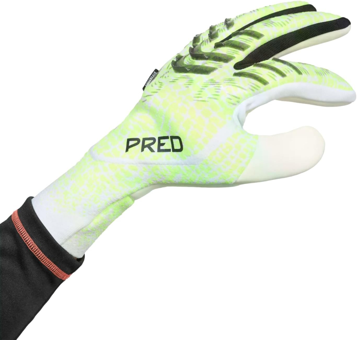 image:imageadidas Predator Pro Fingersave Goalkeeper Gloves Cushioned Reinforced with URG 20 Latex Palm amp Fingersave Spines for Ultimate ShotStopping PerformanceYellow