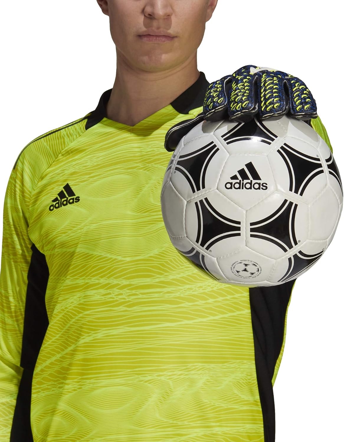 image:imageadidas Predator Top Training Soccer Goalkeeper GlovesBlackTeam Royal BlueSolar YellowWhite