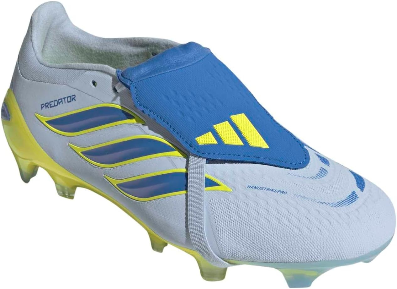 image:imageadidas Pro FoldOver Tongue Firm Ground Soccer Cleats Red WhiteCrystal SkyRay BlueTeam Solar Yellow 2