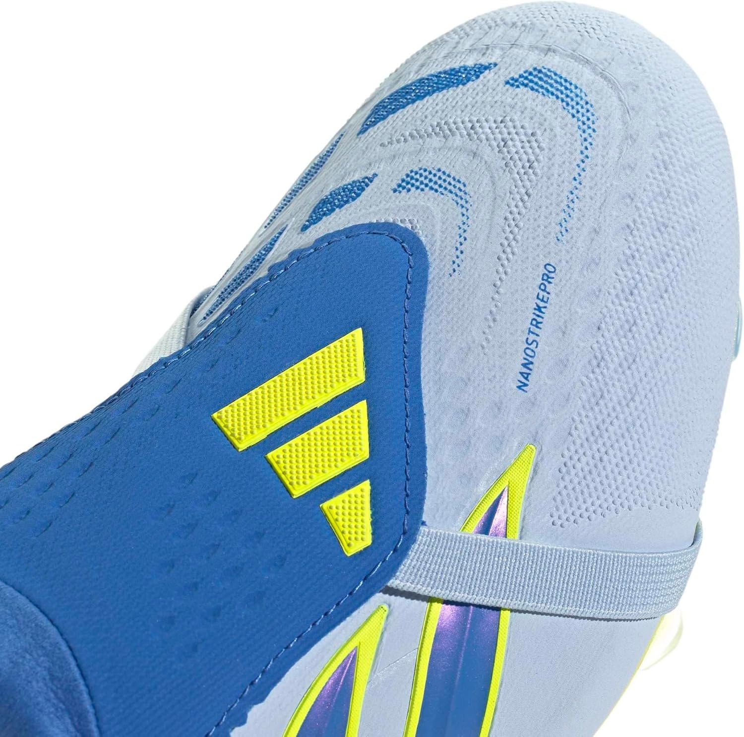 image:imageadidas Pro FoldOver Tongue Firm Ground Soccer Cleats Red WhiteCrystal SkyRay BlueTeam Solar Yellow 2