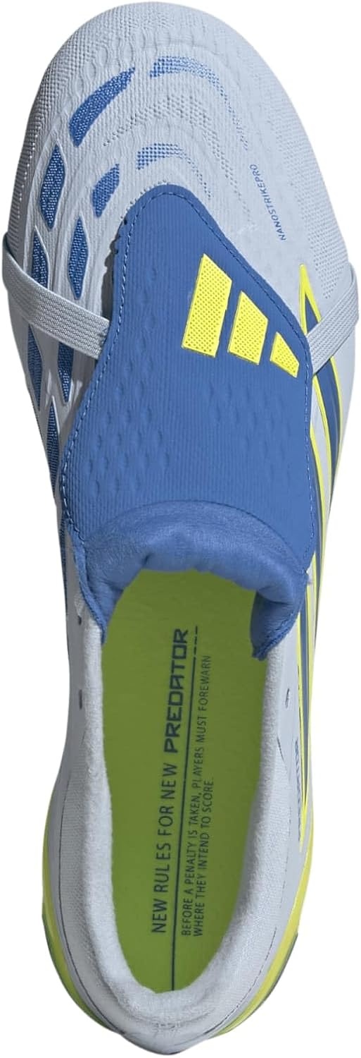 image:imageadidas Pro FoldOver Tongue Firm Ground Soccer Cleats Red WhiteCrystal SkyRay BlueTeam Solar Yellow 2