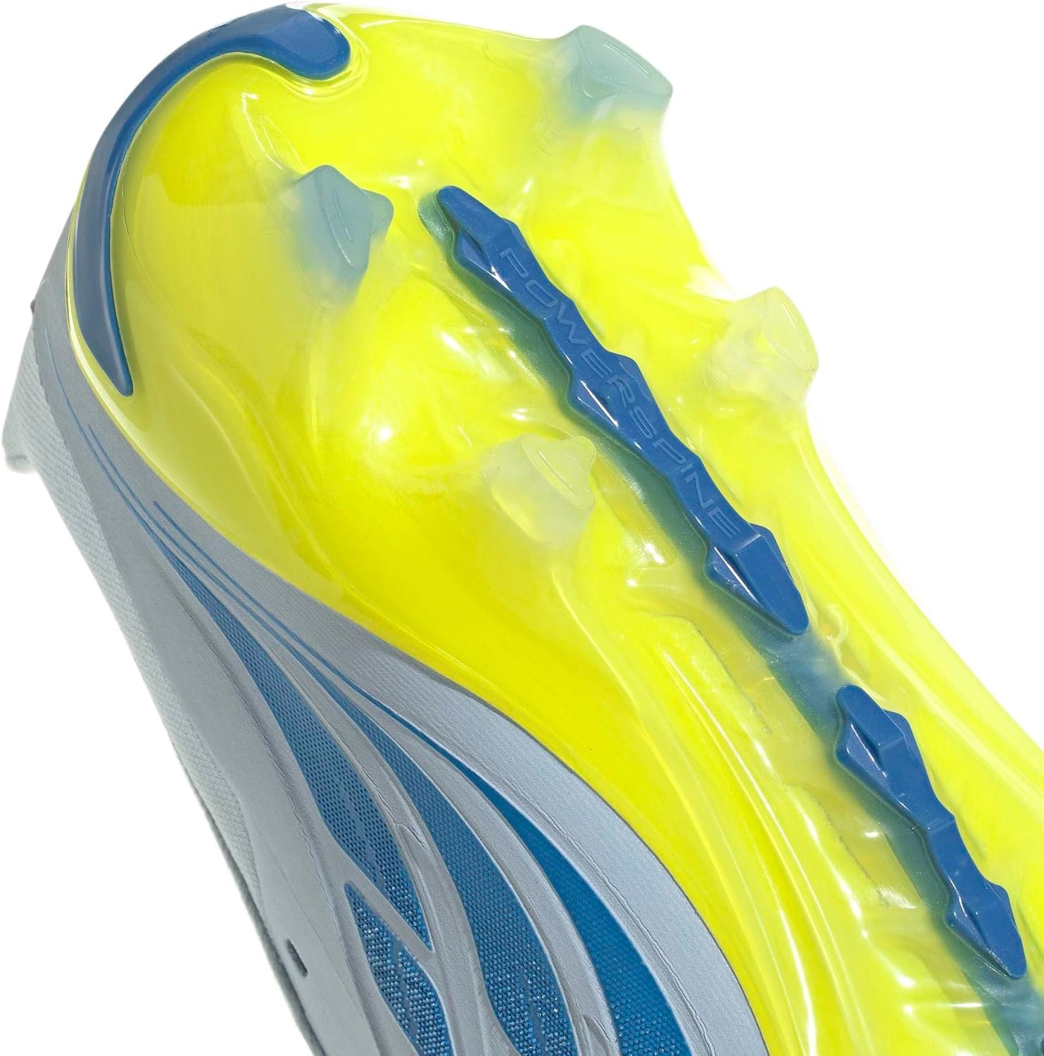 image:imageadidas Pro FoldOver Tongue Firm Ground Soccer Cleats Red WhiteCrystal SkyRay BlueTeam Solar Yellow 2