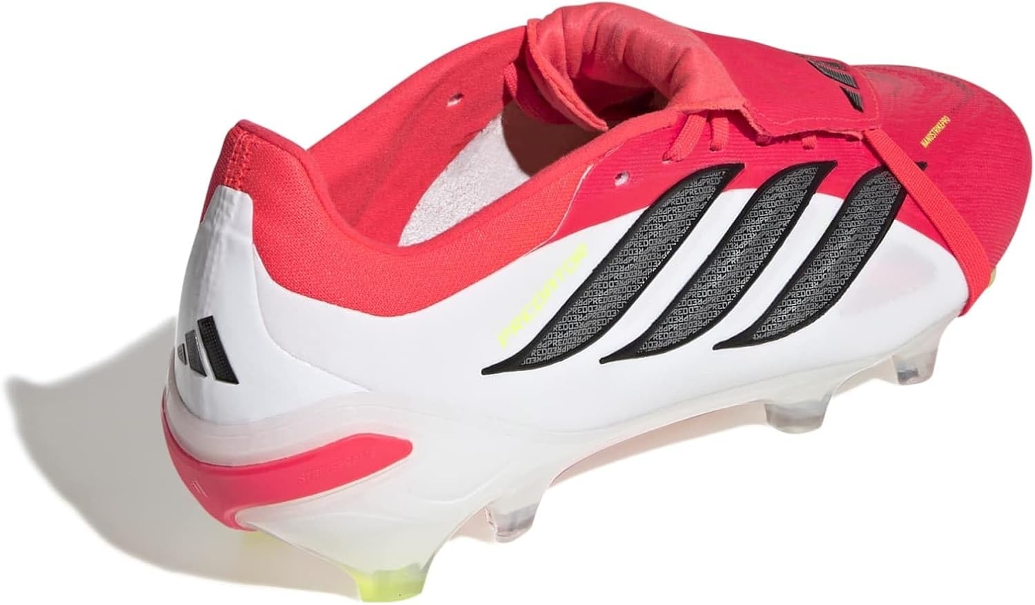 image:imageadidas Pro FoldOver Tongue Firm Ground Soccer Cleats Red WhiteLucid RedBlackWhite
