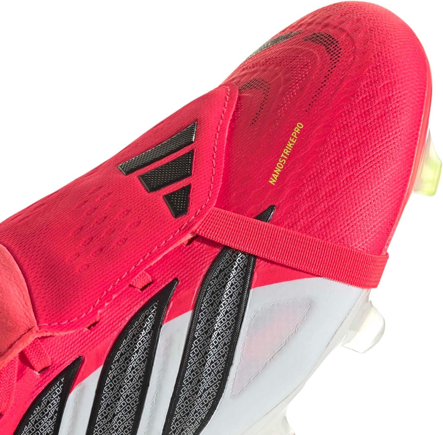 image:imageadidas Pro FoldOver Tongue Firm Ground Soccer Cleats Red WhiteLucid RedBlackWhite
