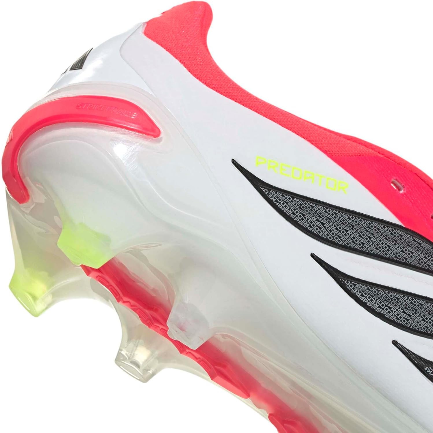 image:imageadidas Pro FoldOver Tongue Firm Ground Soccer Cleats Red WhiteLucid RedBlackWhite