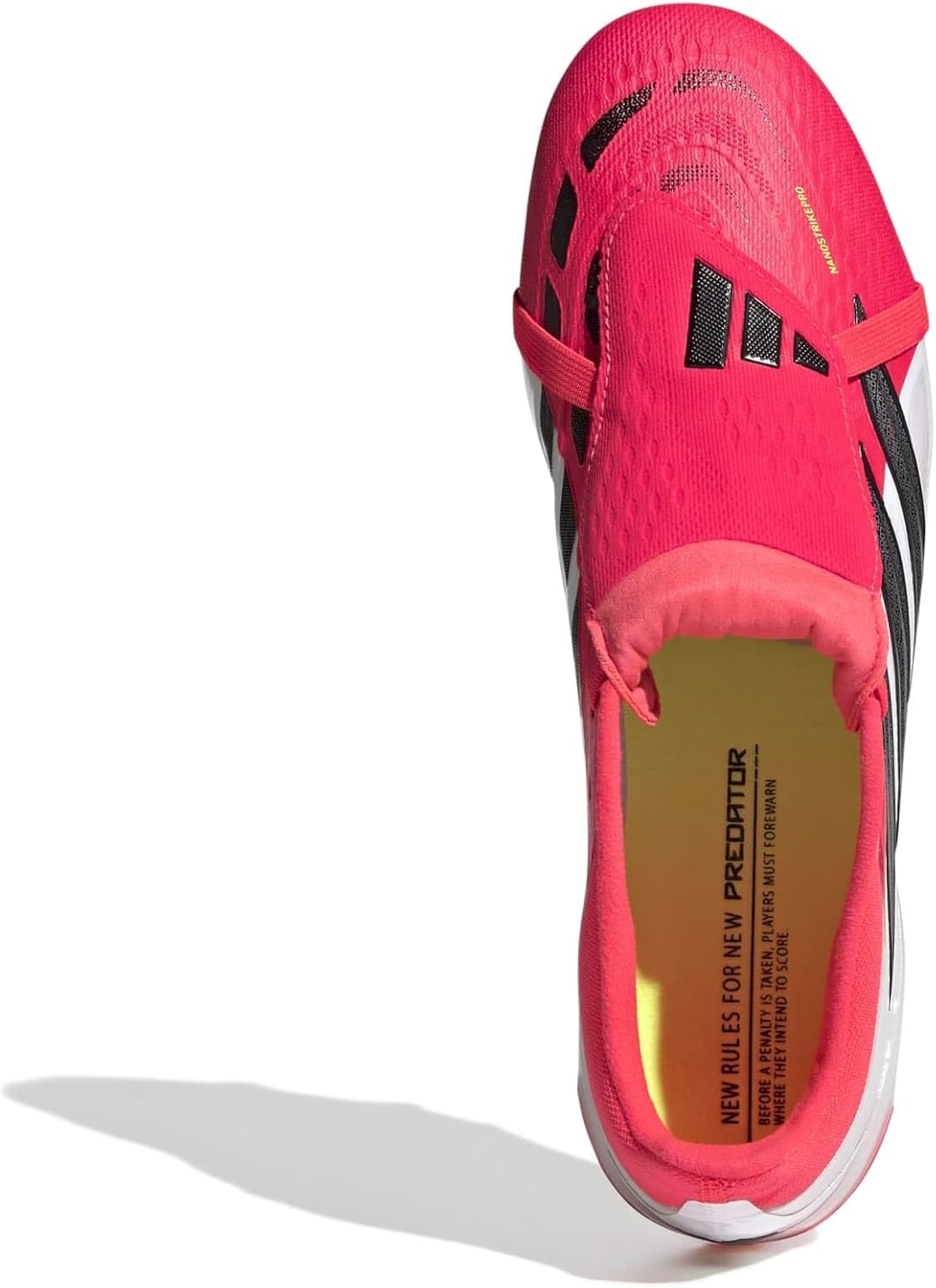image:imageadidas Pro FoldOver Tongue Firm Ground Soccer Cleats Red WhiteLucid RedBlackWhite