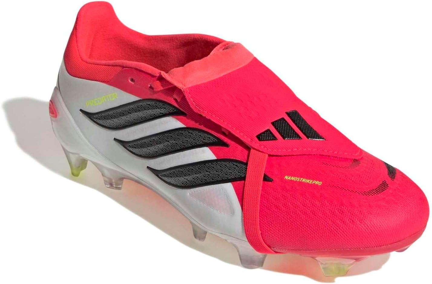 image:imageadidas Pro FoldOver Tongue Firm Ground Soccer Cleats Red WhiteLucid RedBlackWhite