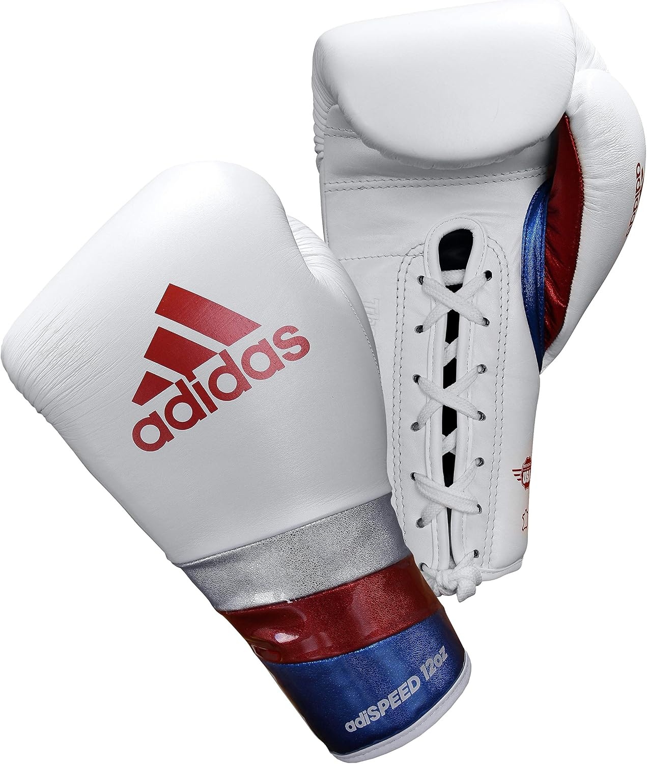 image:imageadidas Speed 500 Pro Boxing Gloves Genuine Leather Training Gloves for Men amp Women LaceUp Heavy Bag amp Kickboxing GlovesBLACKGOLDSILVER