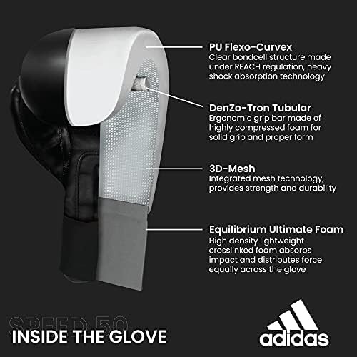 image:imageadidas Speed 500 Pro Boxing Gloves Genuine Leather Training Gloves for Men amp Women LaceUp Heavy Bag amp Kickboxing GlovesMET REDGOLDSILVER
