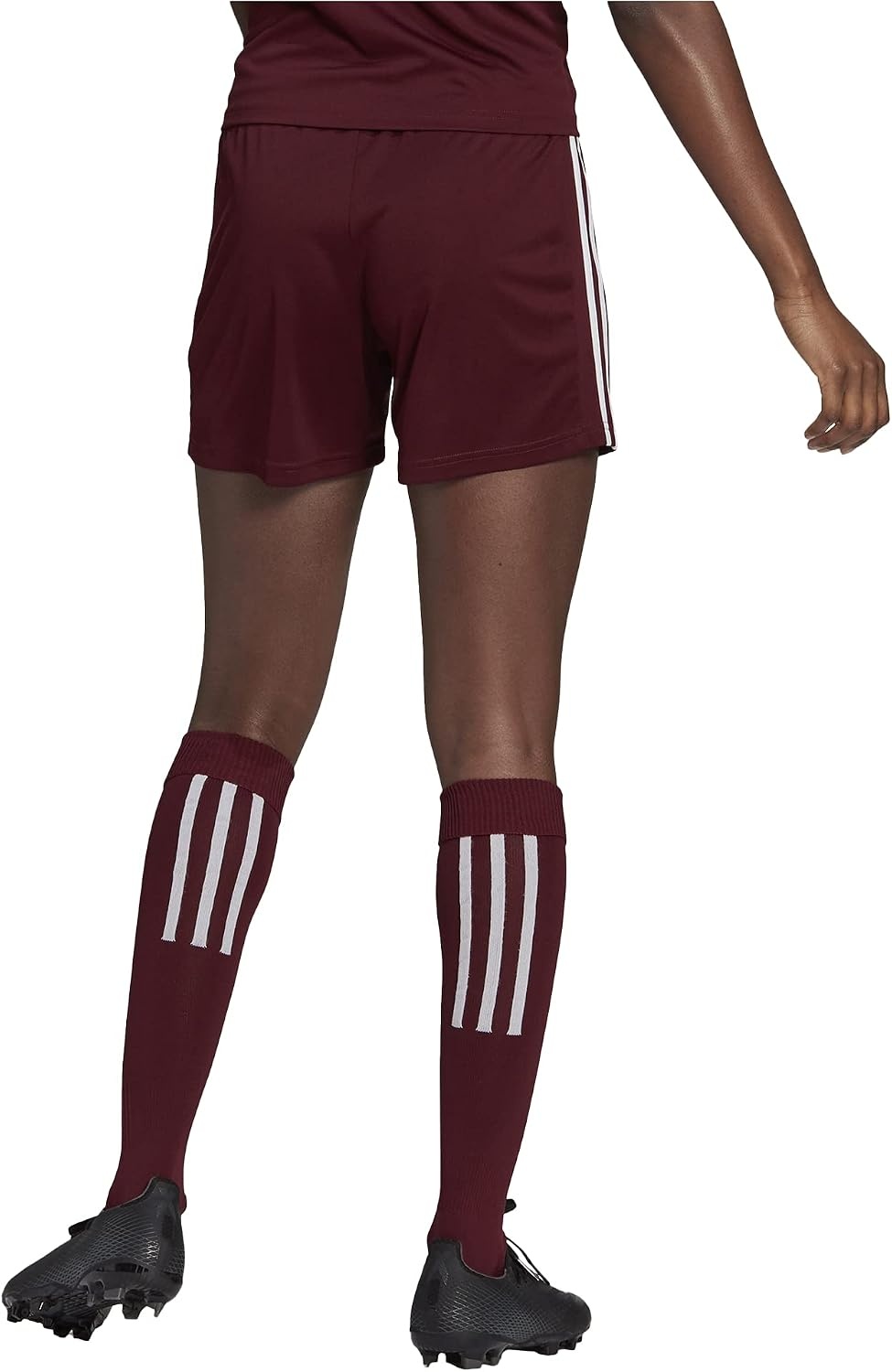 image:imageadidas Squadra 25 ShortsTeam MaroonWhite Full Stripes