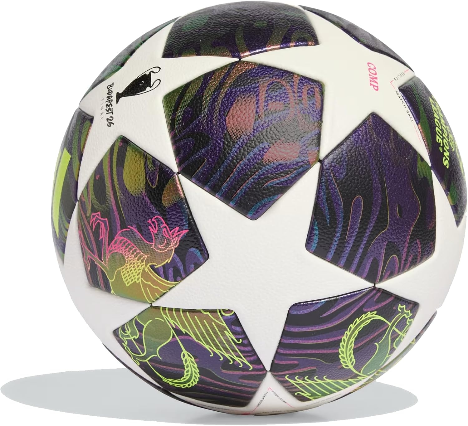 image:imageadidas UEFA Champions League Final Competition Ball Textured Surface for Flight Stability amp Precision FIFA Quality Pro Rated