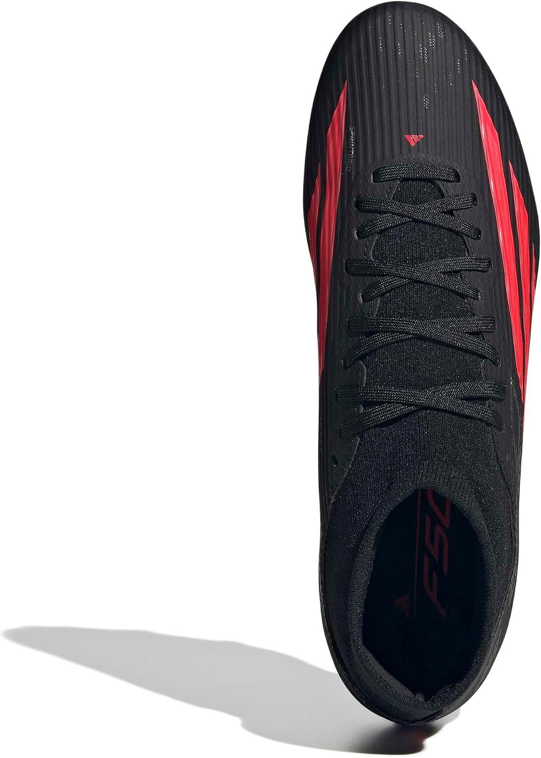 image:imageadidas Unisex Adult F50 League Mid Firm GroundMulti GroundBlackLucid RedBlack