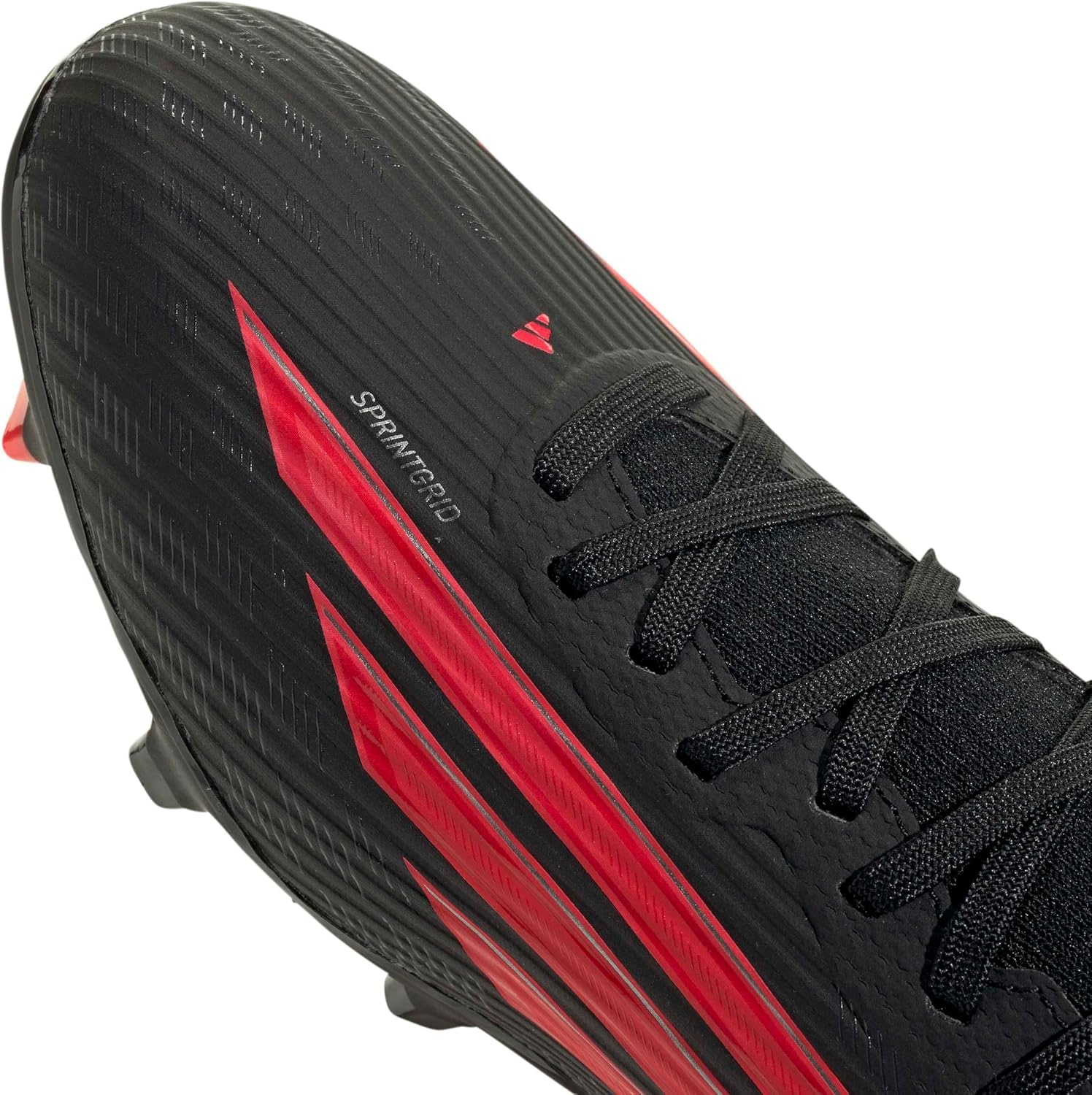 image:imageadidas Unisex Adult F50 League Mid Firm GroundMulti GroundBlackLucid RedBlack