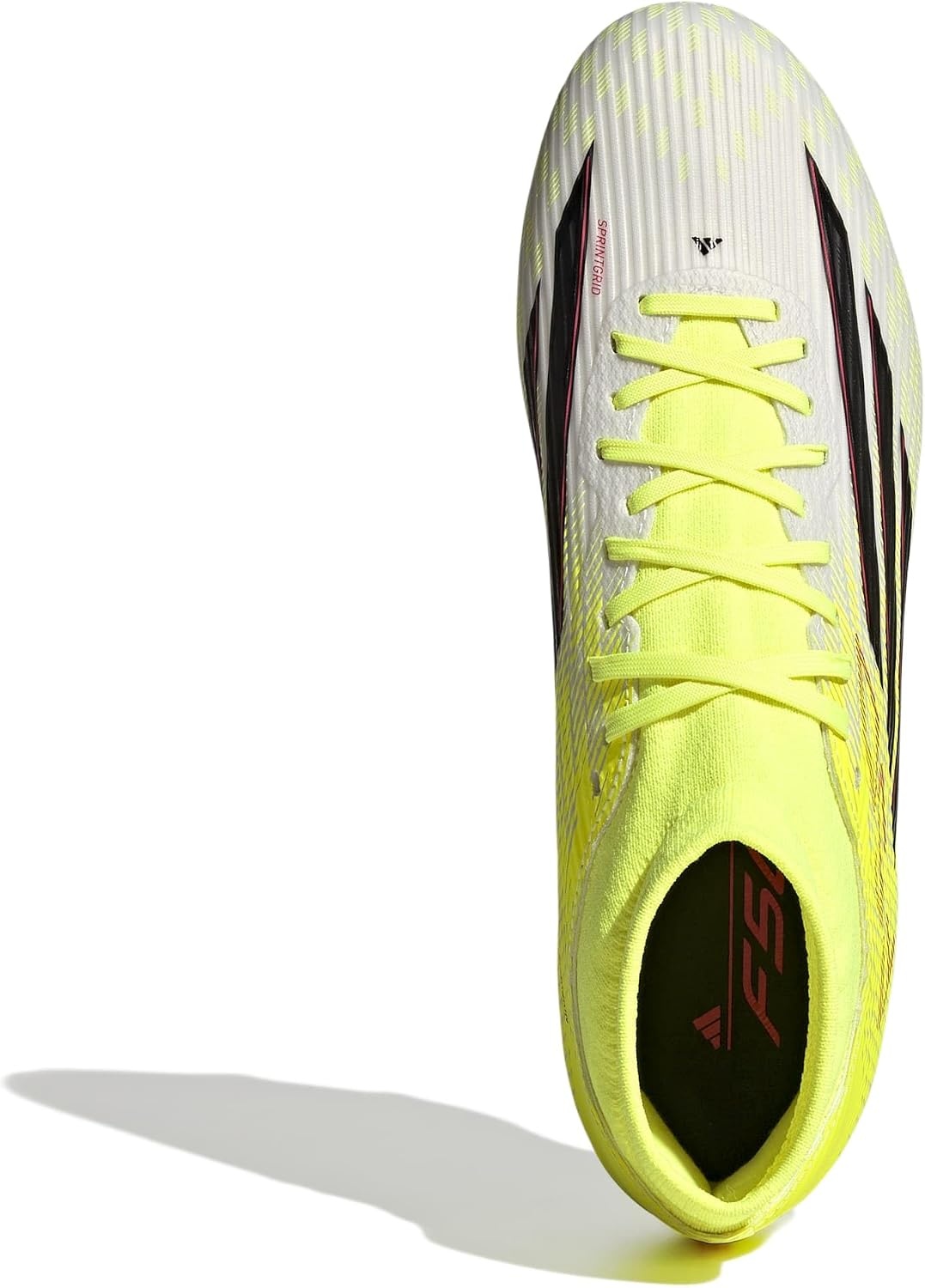 image:imageadidas Unisex Adult F50 League Mid Firm GroundMulti GroundTeam Solar YellowBlackLucid Red