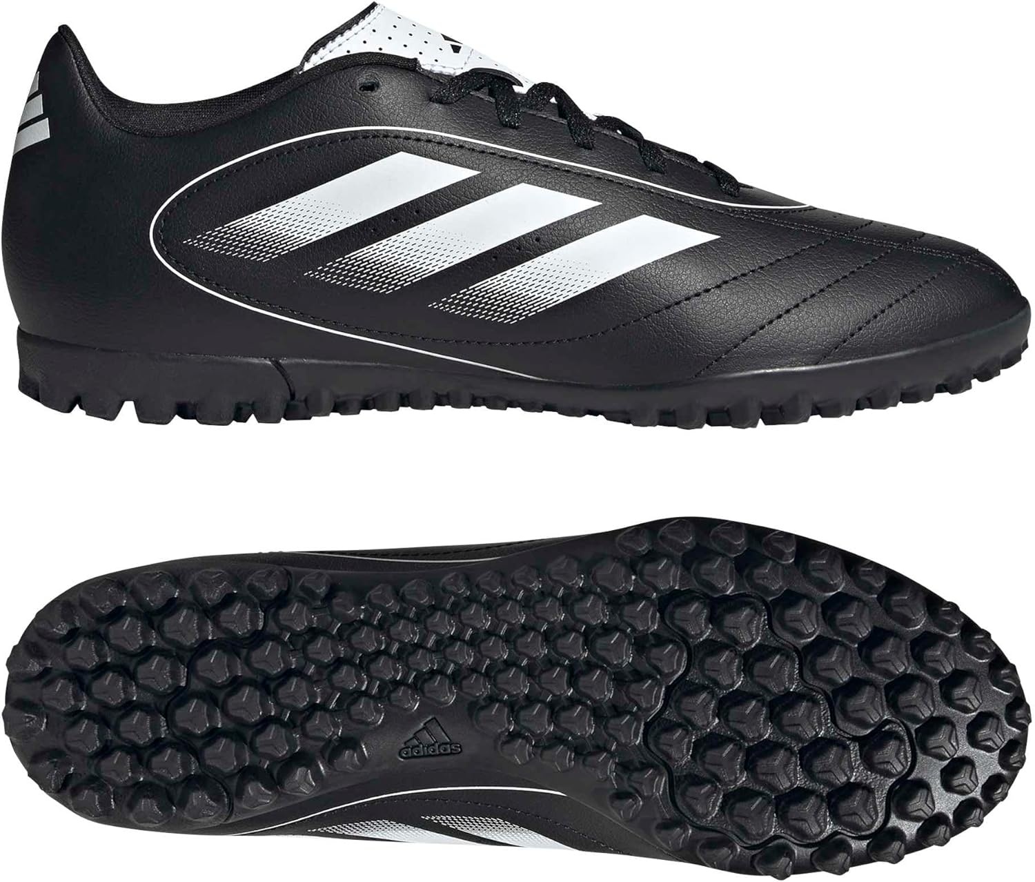 image:imageadidas Unisex Adult Goletto IX Turf Soccer ShoesBlackWhiteBlack