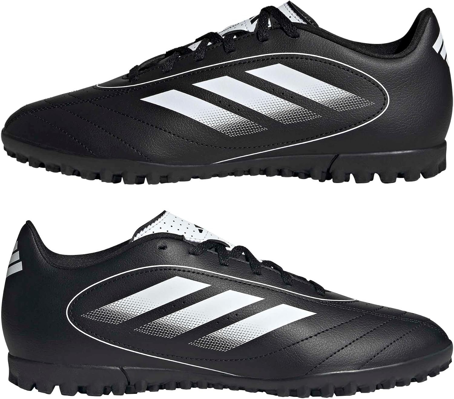 image:imageadidas Unisex Adult Goletto IX Turf Soccer ShoesBlackWhiteBlack