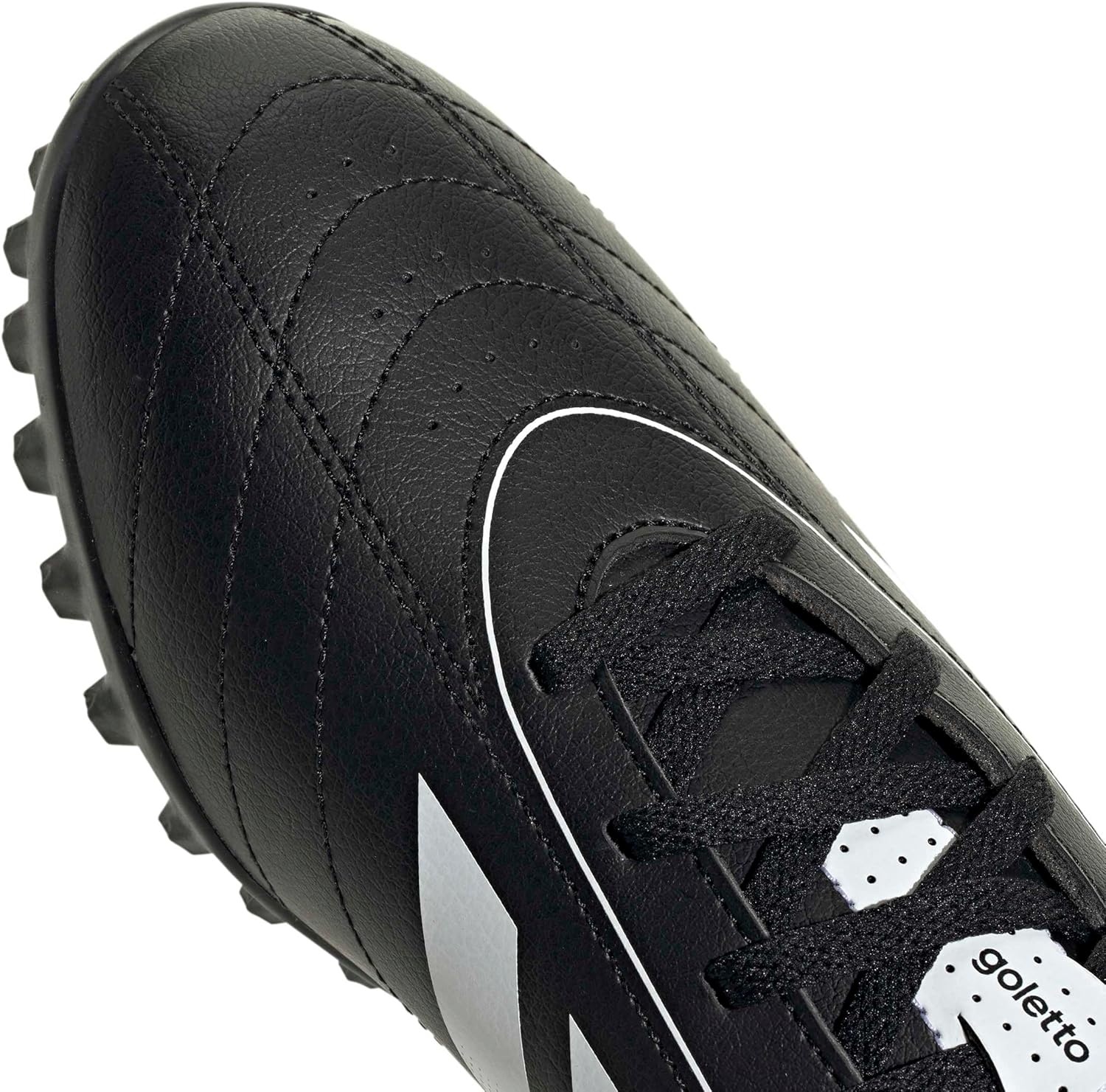image:imageadidas Unisex Adult Goletto IX Turf Soccer ShoesBlackWhiteBlack