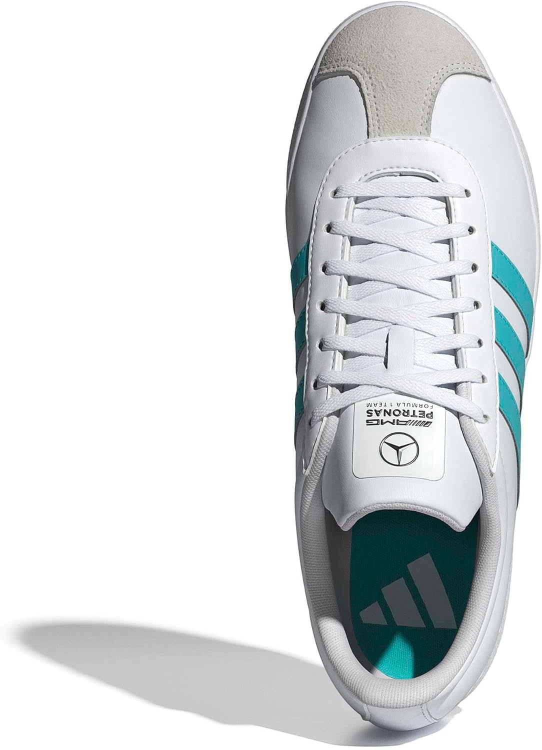 image:imageadidas Unisex Adult Mercedes Amg Petronas Formula One Team Vl CourtWhiteSemi Mint RushGrey