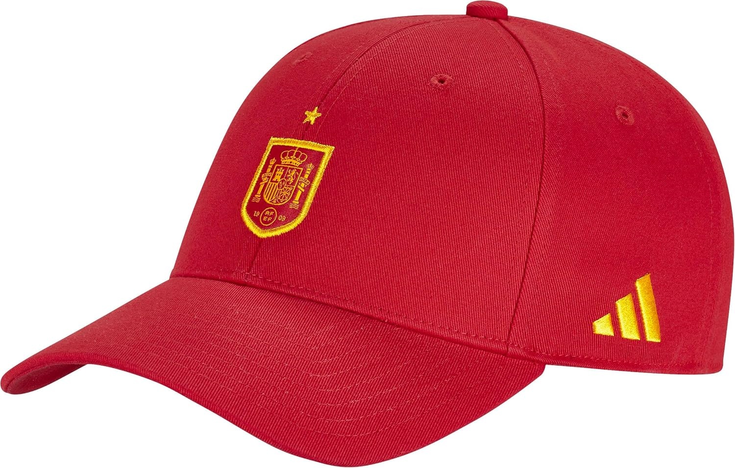 image:imageadidas Unisex Adult National Team Soccer CapVivid RedCrew YellowSpain