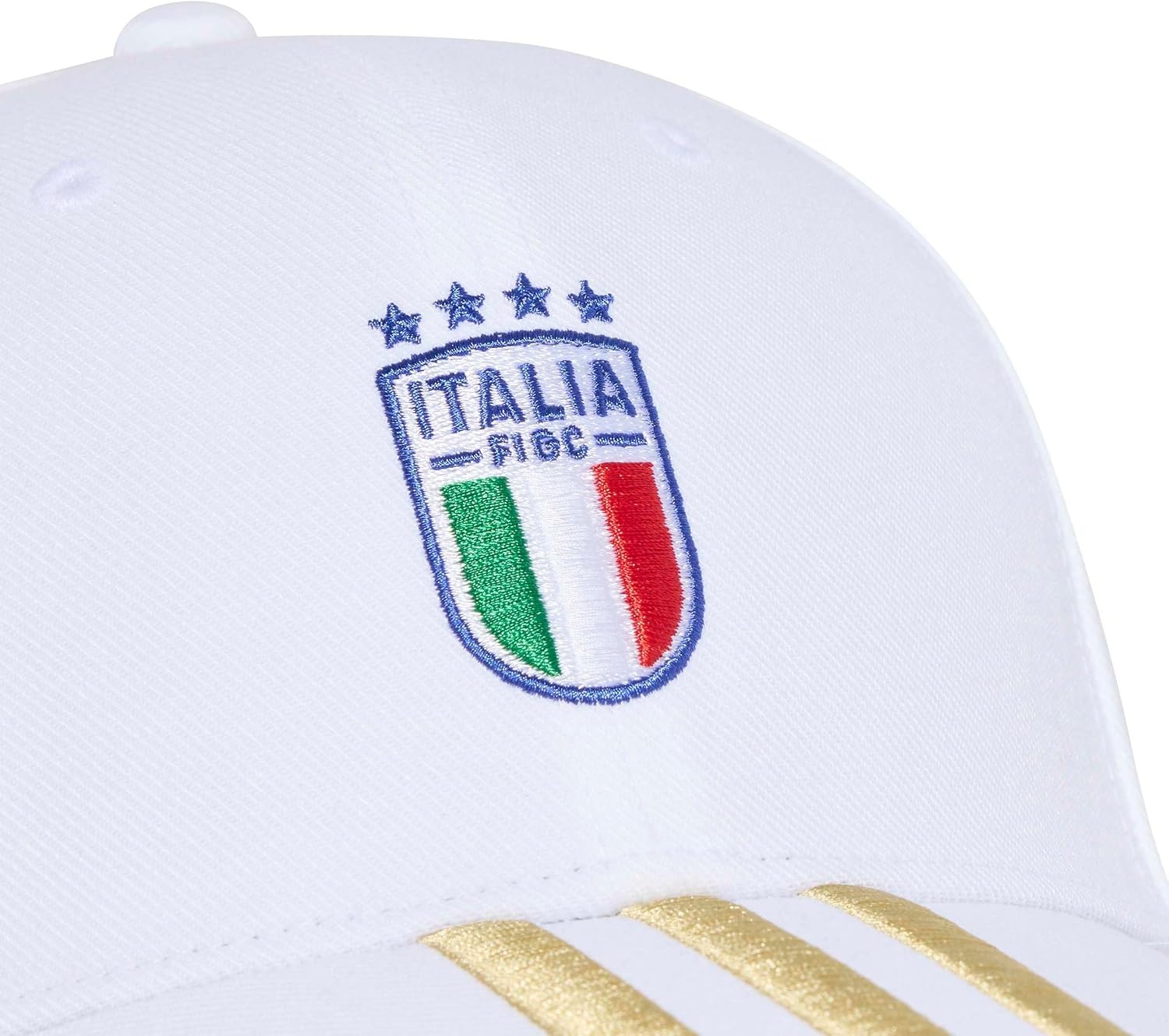 image:imageadidas Unisex Adult National Team Soccer CapWhiteLight Football GoldItaly